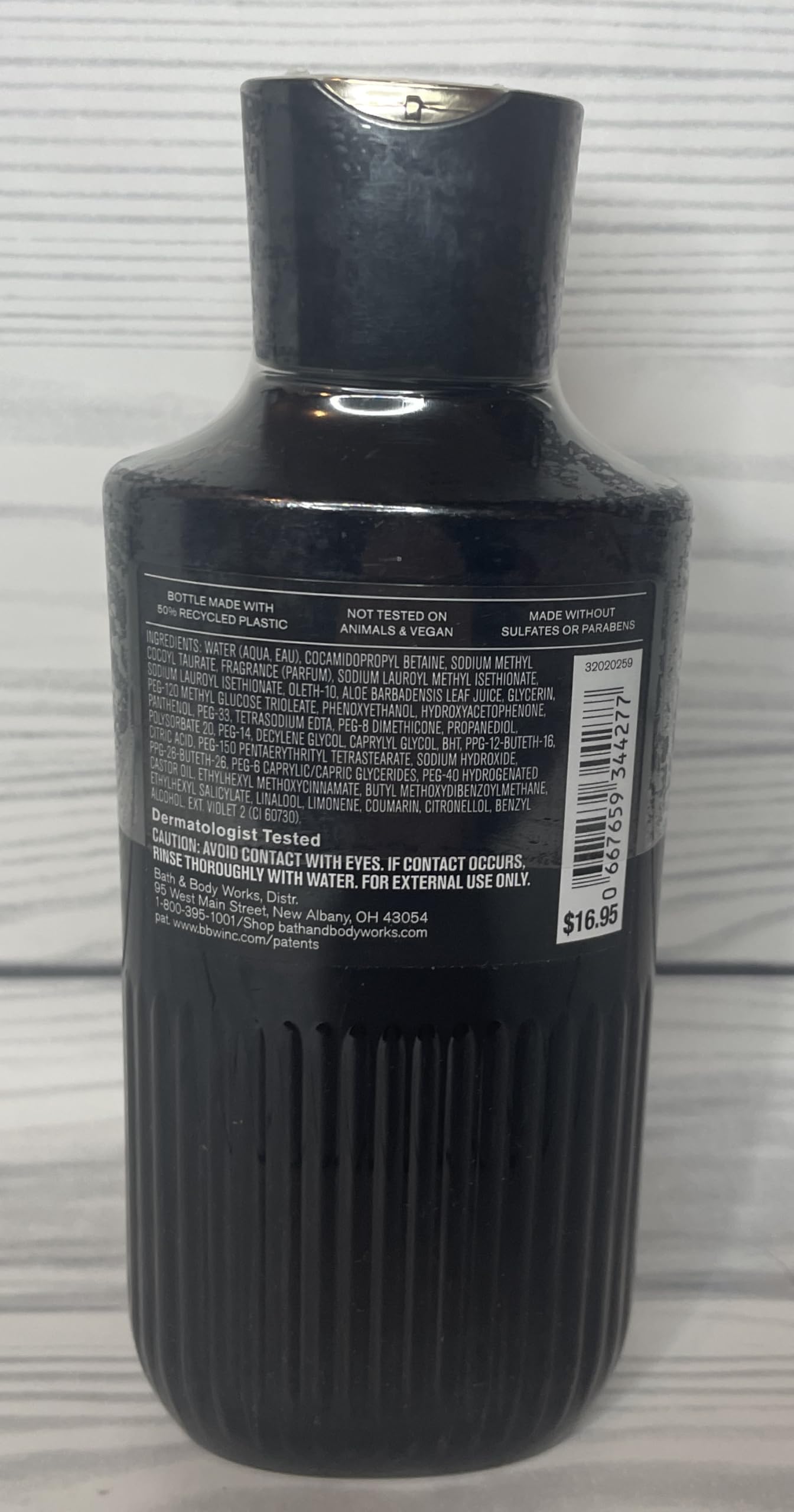 Bath and Body Works Men’s My Signature packaging conveys versatile grooming product