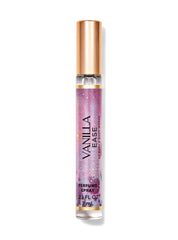 Bath & Body Works Vanilla Ease mini perfume spray bottle, travel size for long-lasting on-the-go fragrance.