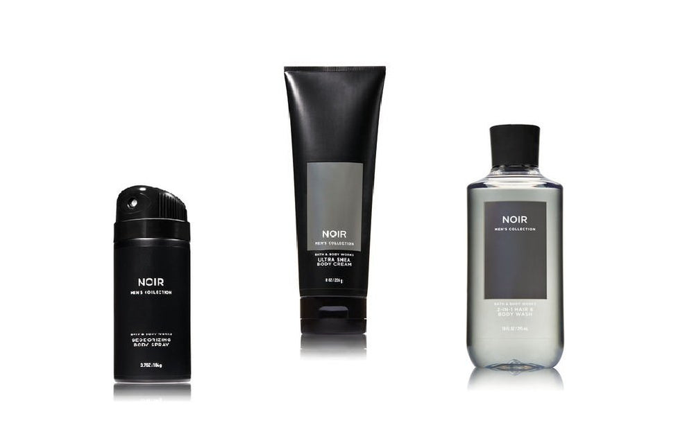Bath & Body Works Noir deodorizing body spray for daily refresh and masculine scent.