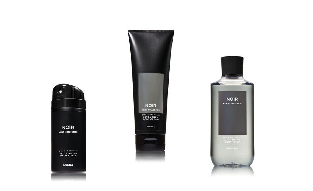 Bath & Body Works Noir deodorizing body spray for daily refresh and masculine scent.