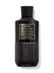 Bath & Body Works Noir for Men 3-in-1 wash bottle with vitamin E for nourishment and refreshing cleanse.