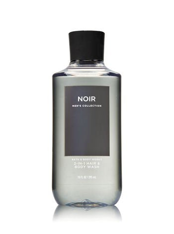 Bath & Body Works Noir Men’s Collection packaging with premium grooming set.
