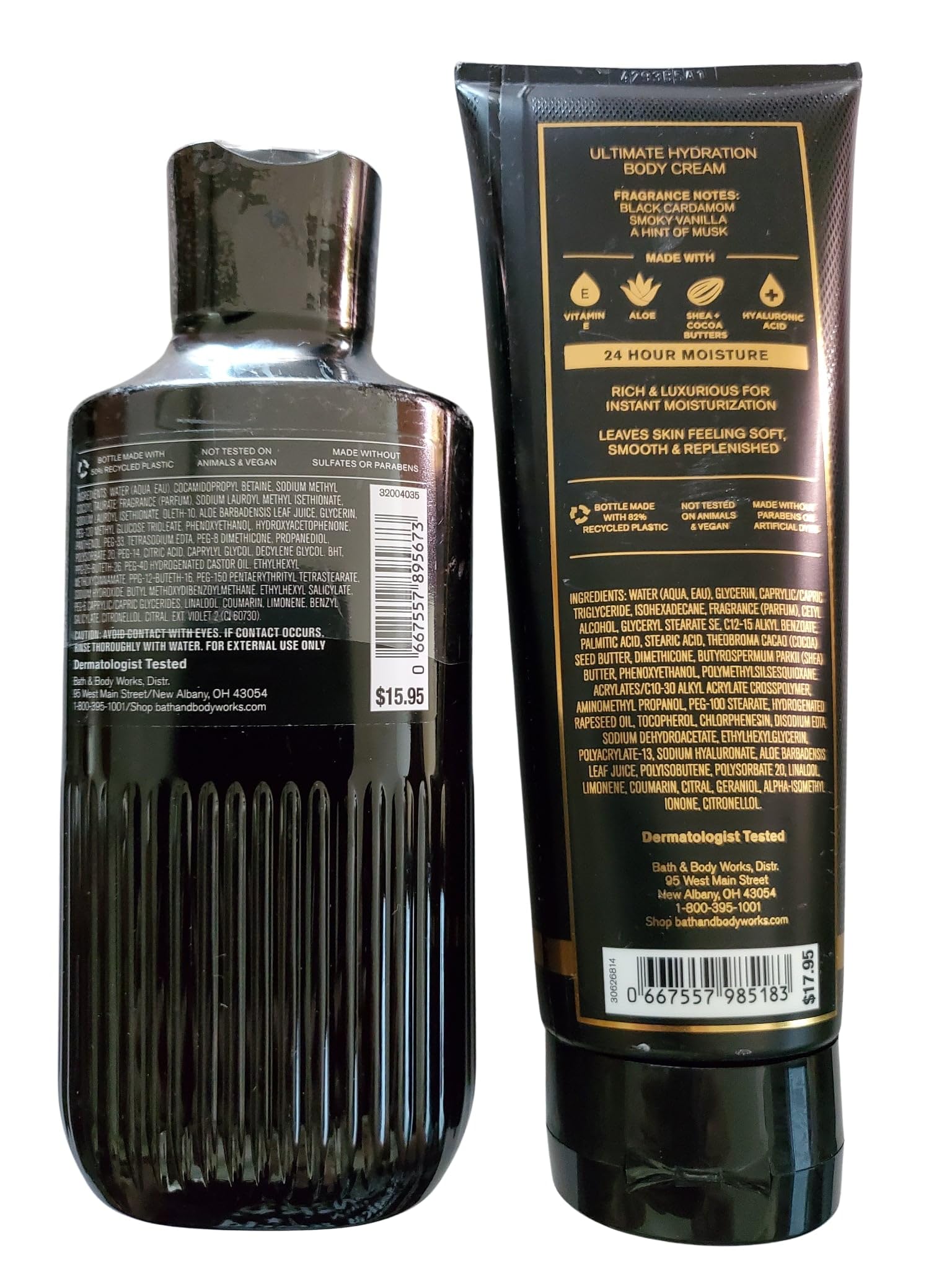 Bath & Body Works Noir ultimate hydration cream tube—deep moisture with Vitamin E and Aloe