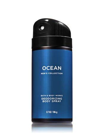 Bath & Body Works Ocean deodorizing body spray, refreshing coastal scent for daily use