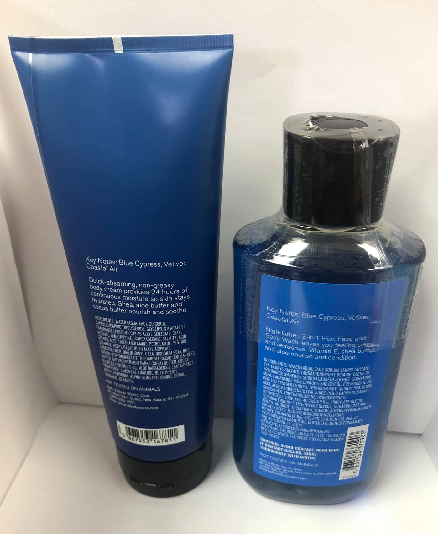 Ocean packaging from Bath & Body Works using 82% recycled plastic