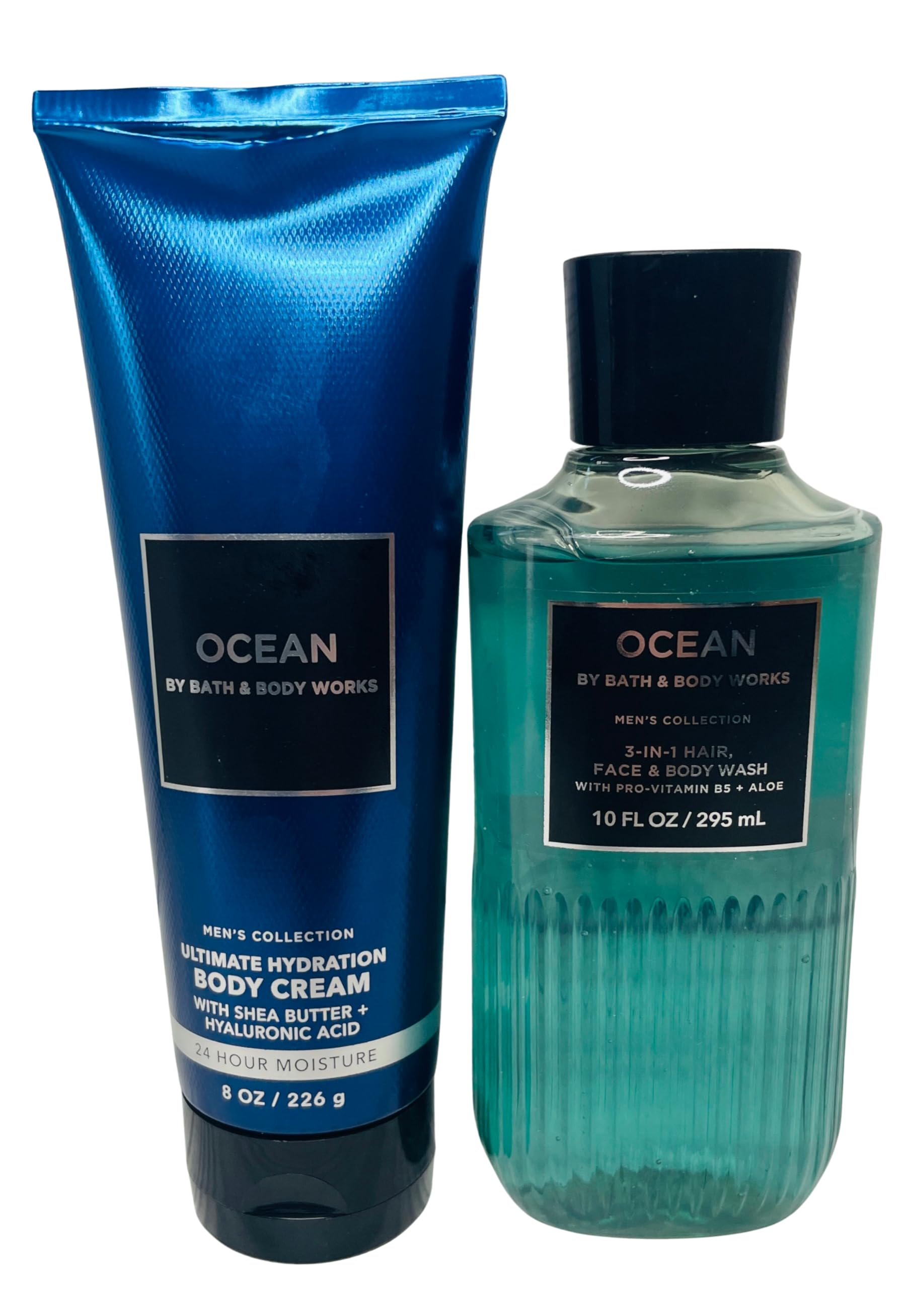 Bath & Body Works Ocean shower gel bottle with coastal breeze scent.