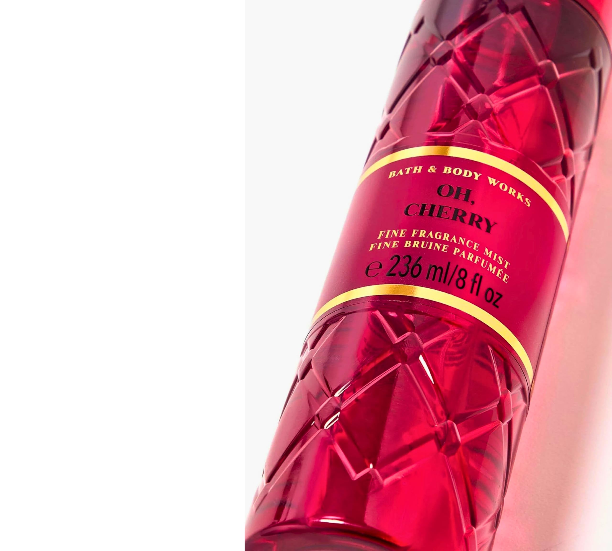 Bath & Body Works Oh, Cherry spray action captures a light, all-day mist.