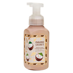 Bath & Body Works Paradise Coconut hand soap bottle with foaming lather for a soft, scented cleanse.