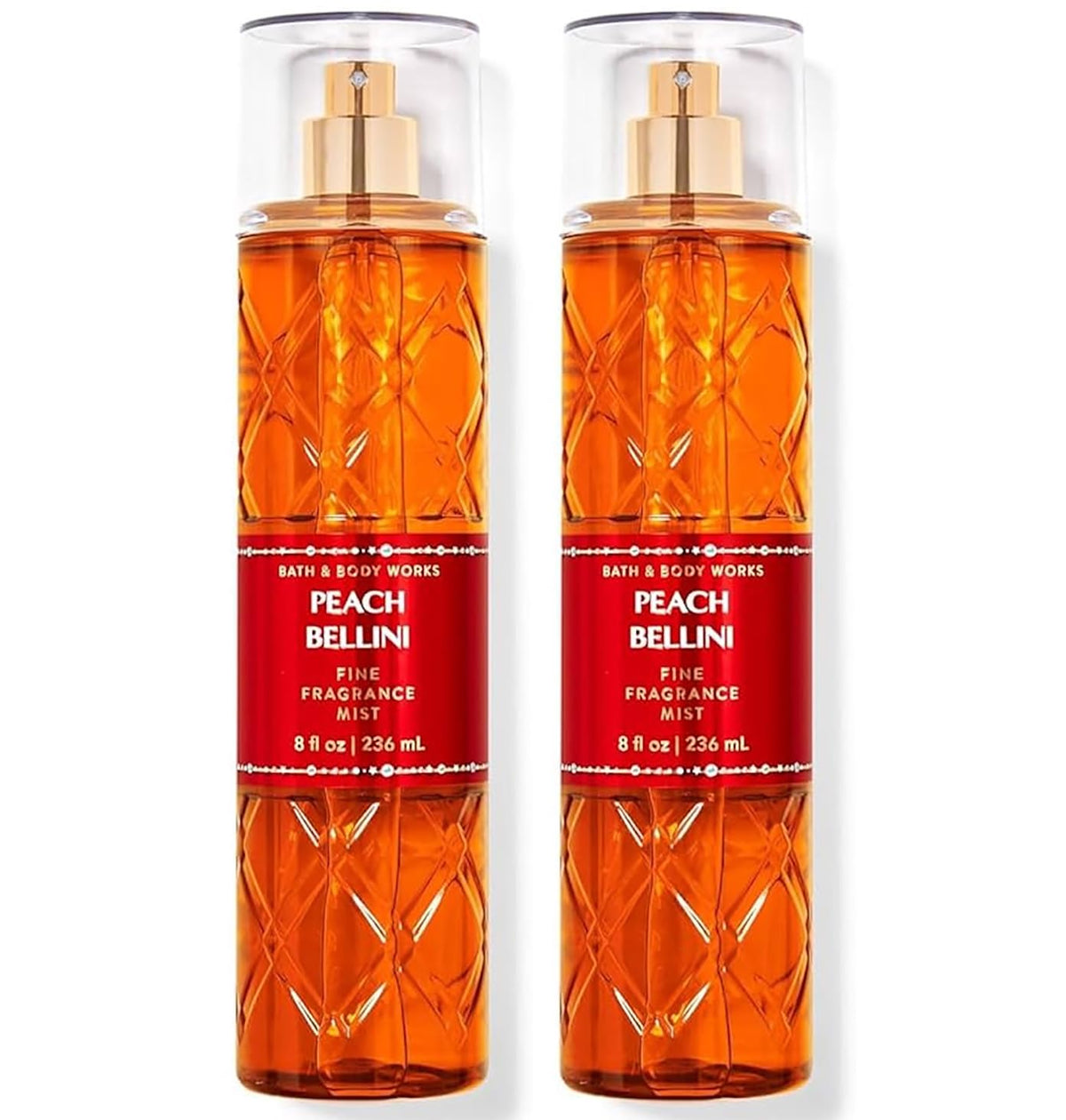 Bath & Body Works Peach Bellin bottle pour for a light, refreshing daily fragrance.