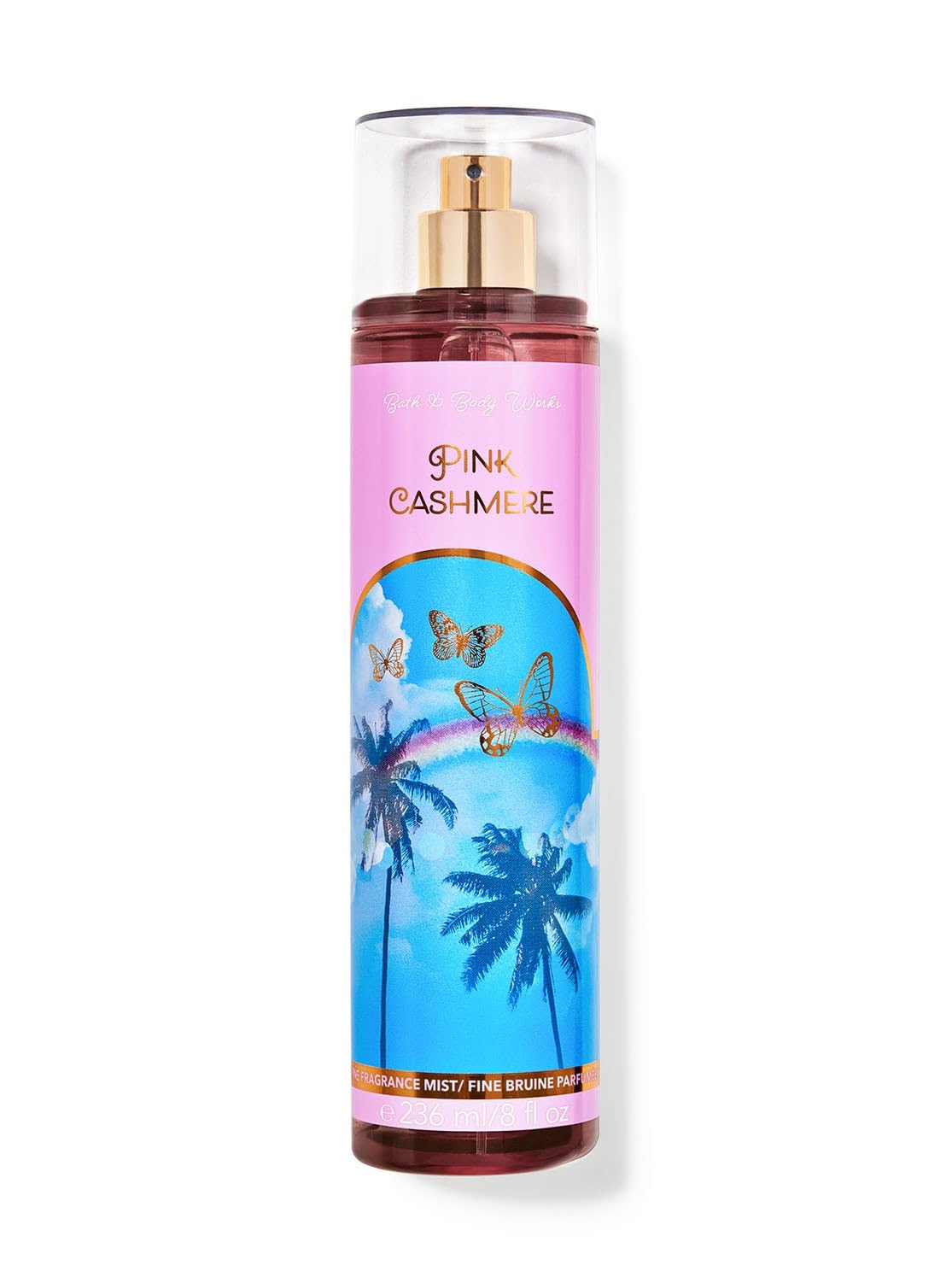 Bath & Body Works Pink Cashmere fine fragrance mist bottle spray for daily refreshing scent