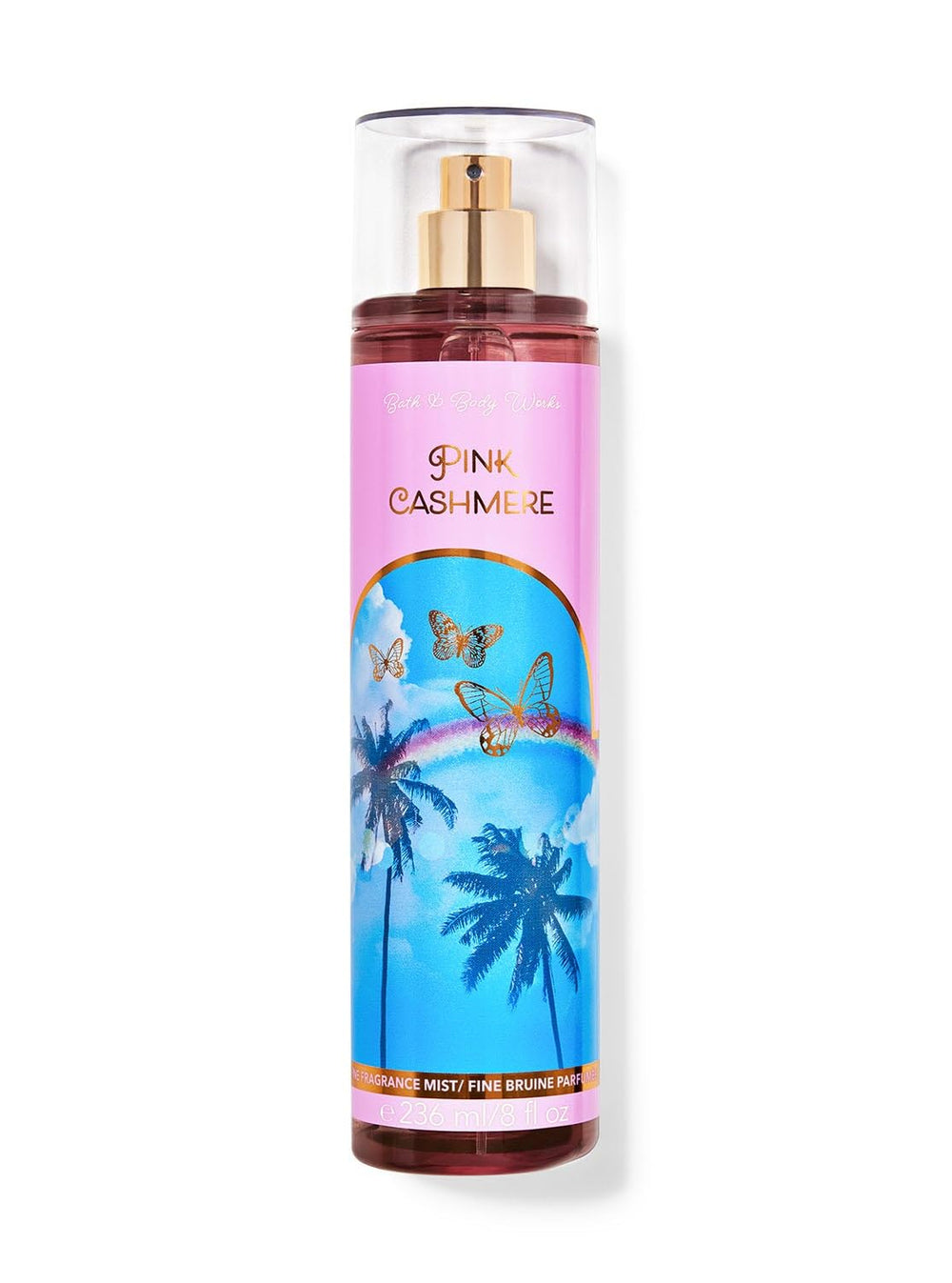 Bath & Body Works Pink Cashmere fine fragrance mist bottle spray for daily refreshing scent