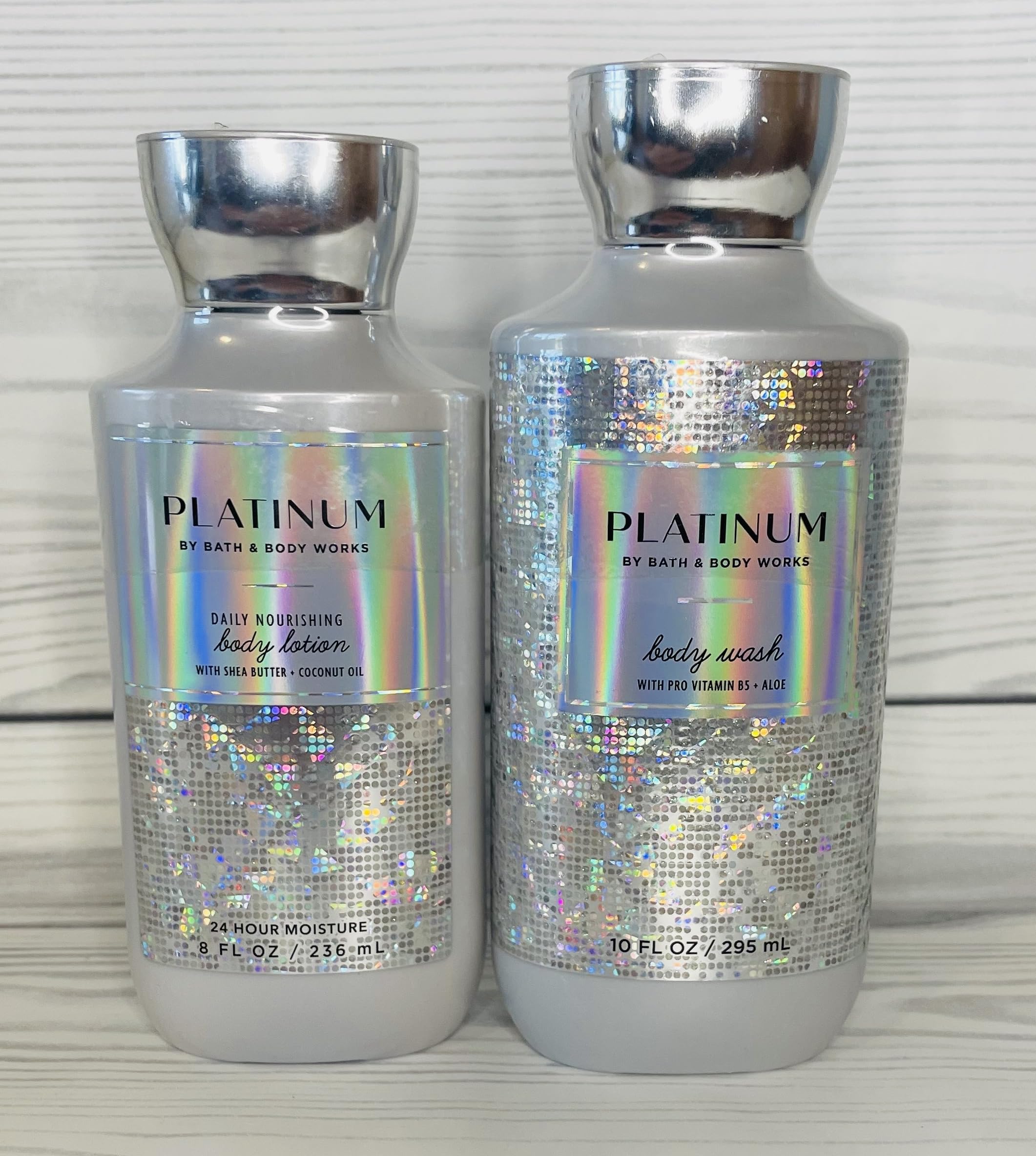 Bath & Body Works Platinum Set packaging variation, ideal for gifting or personal care collection.