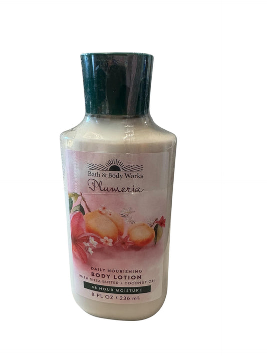 Bath & Body Works Plumeria pack of 8oz tubes for daily hydration.