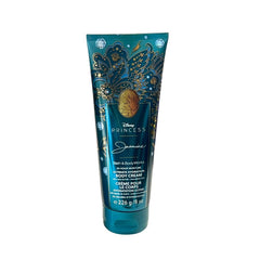Holiday-ready packaging for Princess Jasmine collection with blue accents