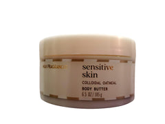 Bath and Body Works Sensitive Skin Milk Whipped Butter jar close-up shows soothing moisture
