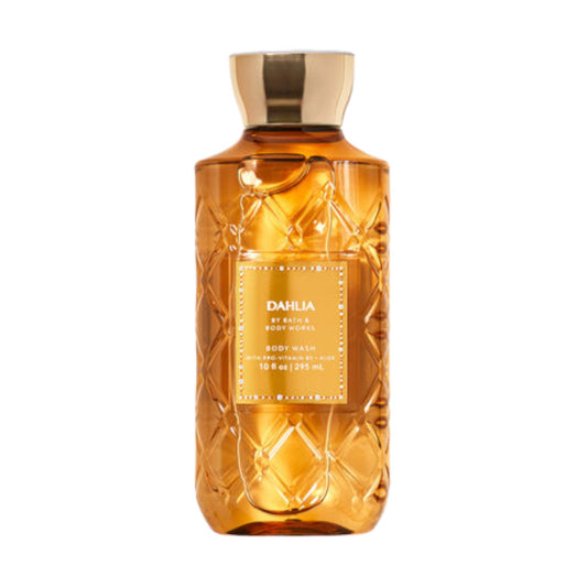Bath & Body Works Signature Collection Shower Gel Dahlia bottle with long-lasting fragrance for daily refreshing showers