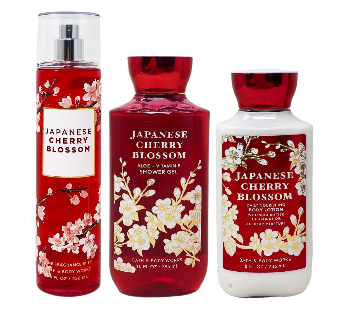 Bath and Body Works Signature Japanese Cherry Blossom Shower Gel for daily cleanse with a delicate, lasting aroma.