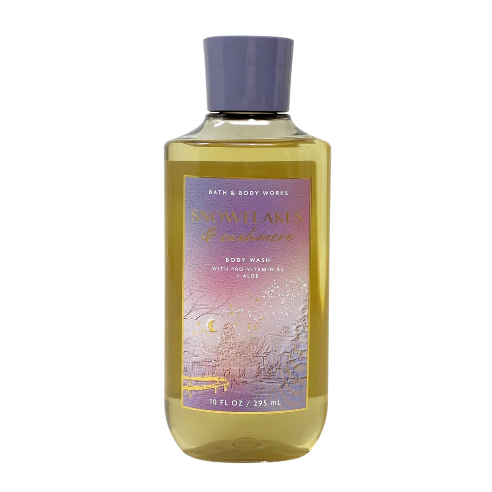 Bath & Body Works Snowflakes & Cashmere body lotion for soft, hydrated skin.