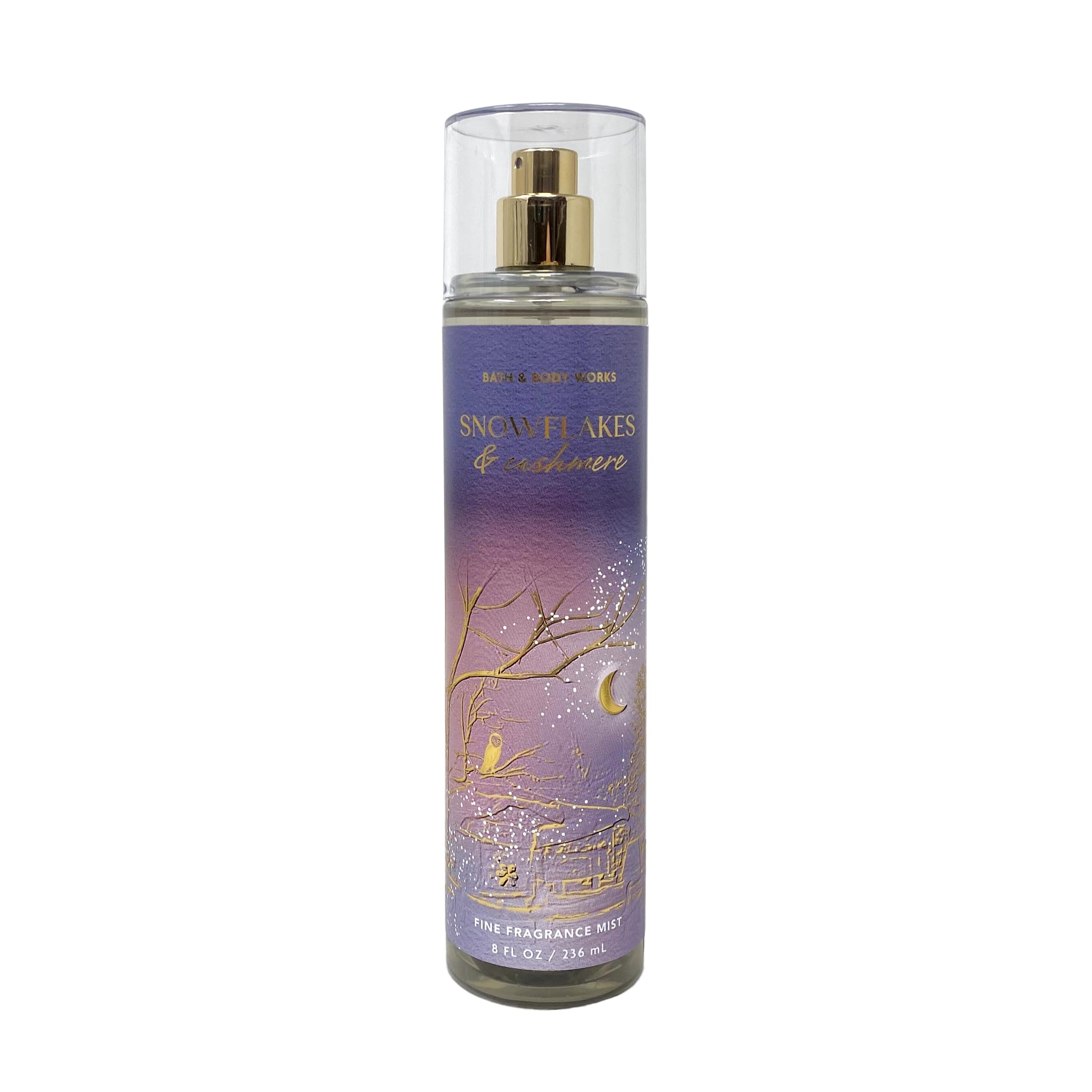 Bath & Body Works Snowflakes & Cashmere fragrance mist for all‑day refreshment.