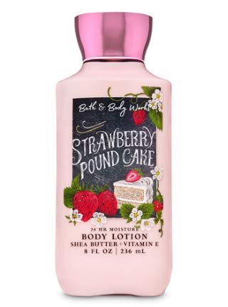 Bath & Body Works Strawberry Pound Cake daily trio packaging shown for gifting or travel