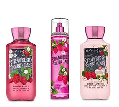 Bath & Body Works Strawberry Pound Cake shower gel for daily cleansing with a dessert-inspired scent