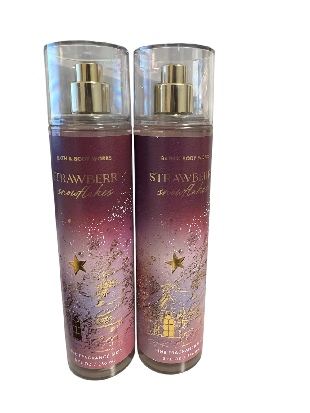 Bath & Body Works Strawberry Snowflakes Mist 2-pack gift pack, ideal for gifting