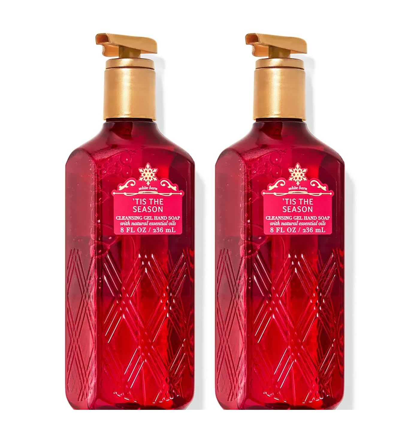 Bath & Body Works Sunrise Citrus cleansing gel hand soap, two-pack, refreshes hands with bright scent.