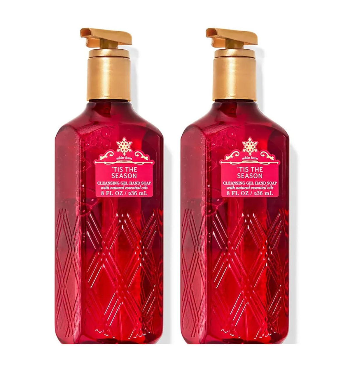 Bath & Body Works Sunrise Citrus cleansing gel hand soap, two-pack, refreshes hands with bright scent.