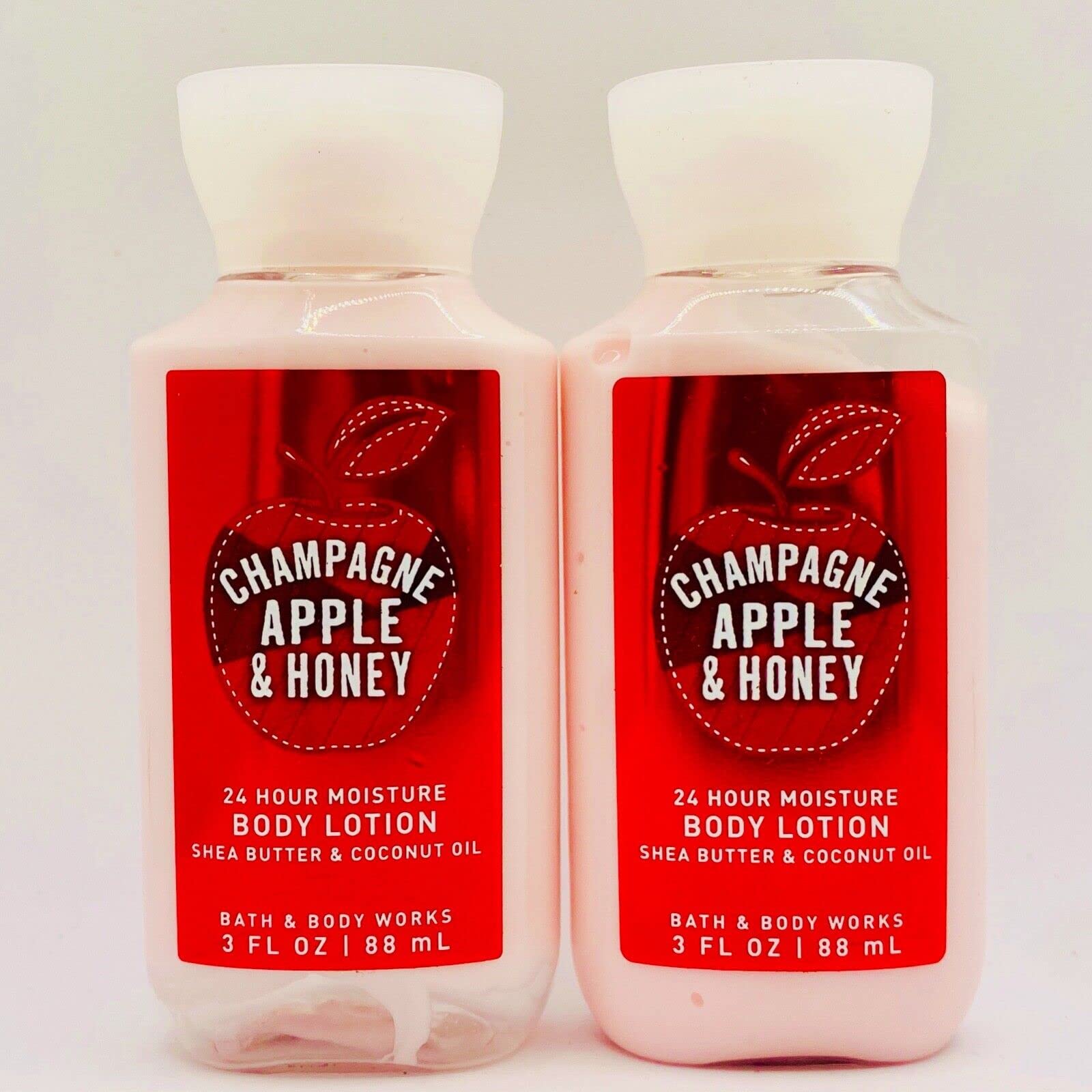 Bath and Body Works Champagne Apple and Honey lotion set bottle for daily hydration