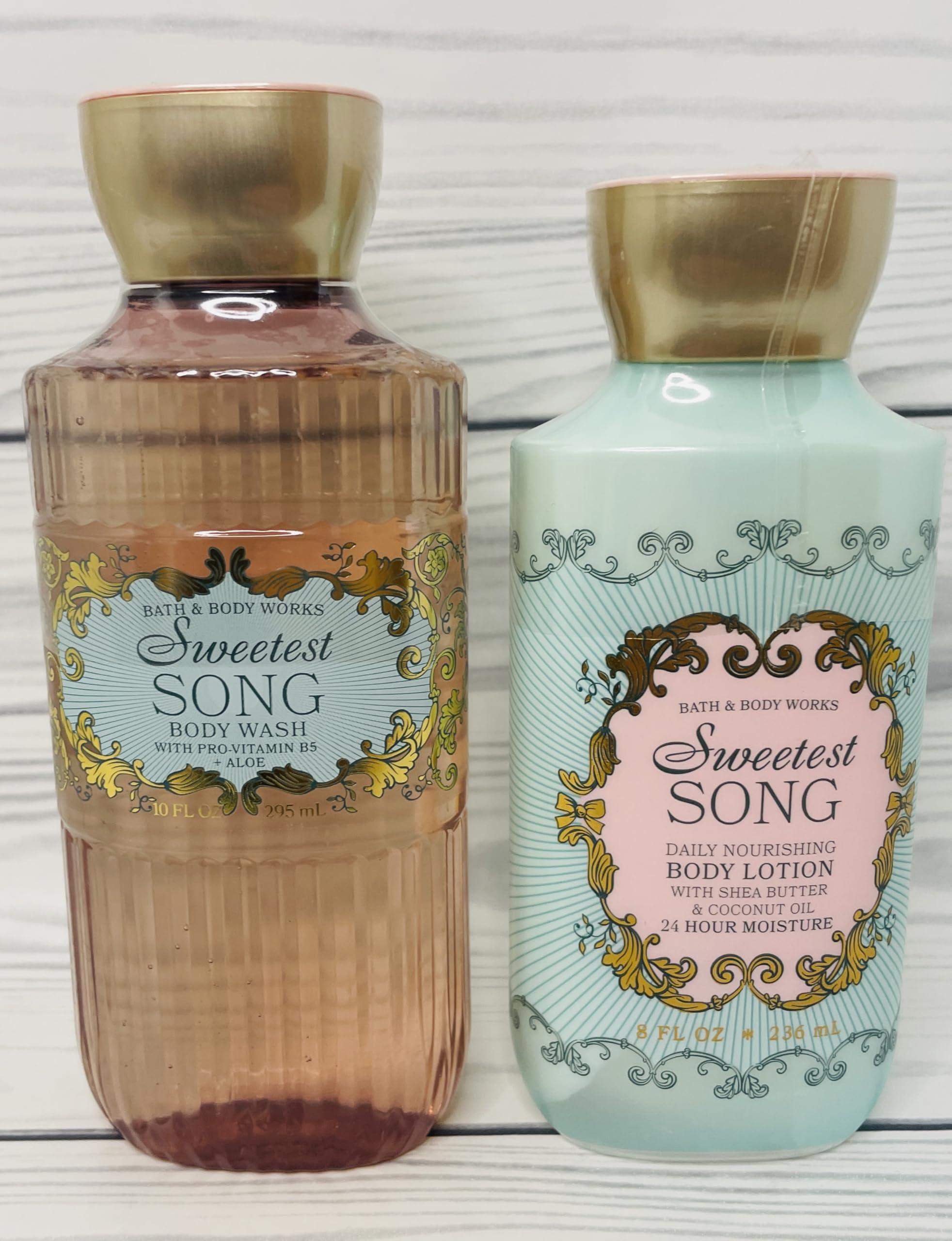 Bath & Body Works Sweetest Song body lotion bottle delivering deep hydration.