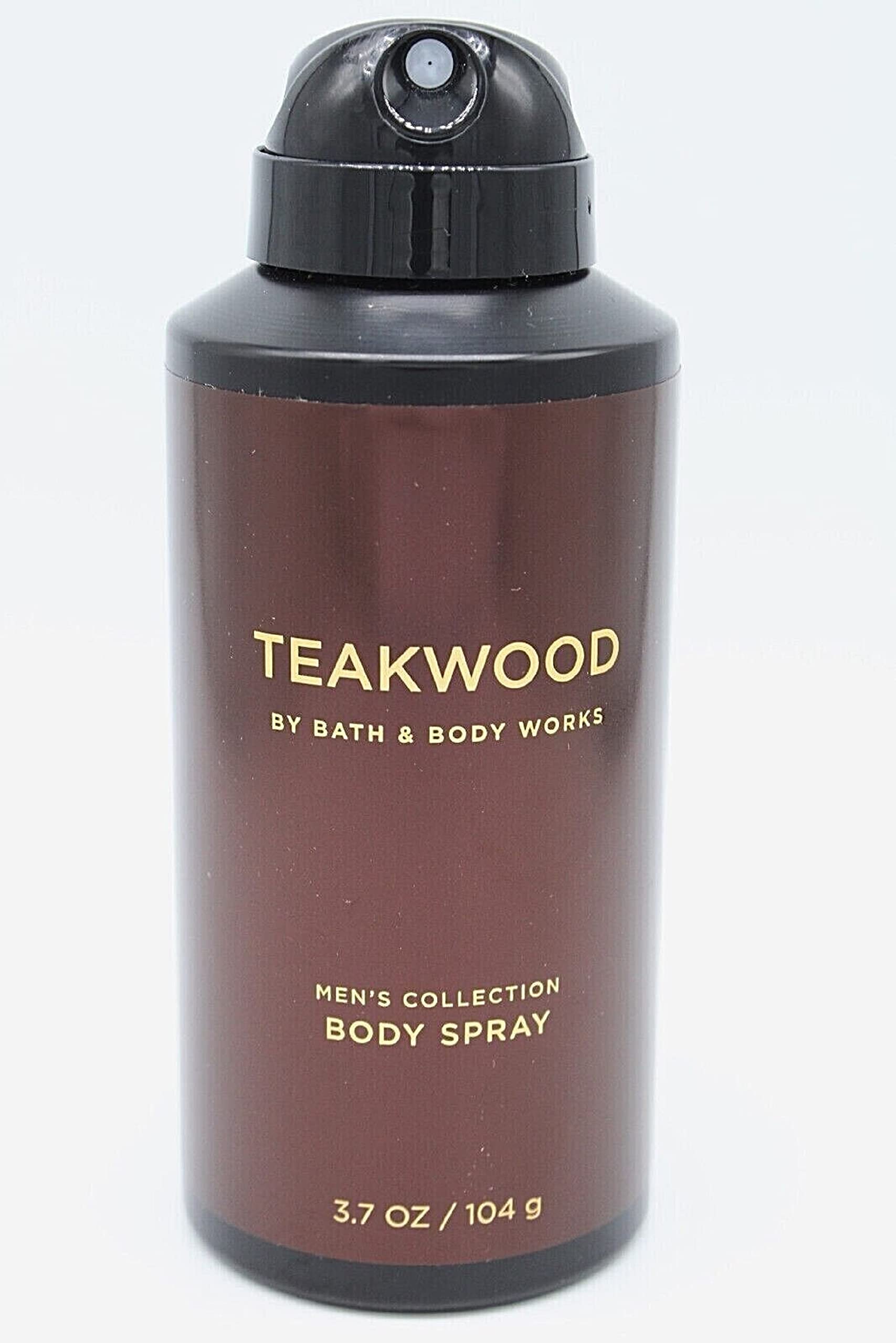 Bath & Body Works Teakwood deodorizing spray bottle for all-over freshness