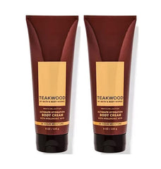Bath & Body Works Teakwood Ultra Shea Cream bottle delivers deep hydration and a masculine scent