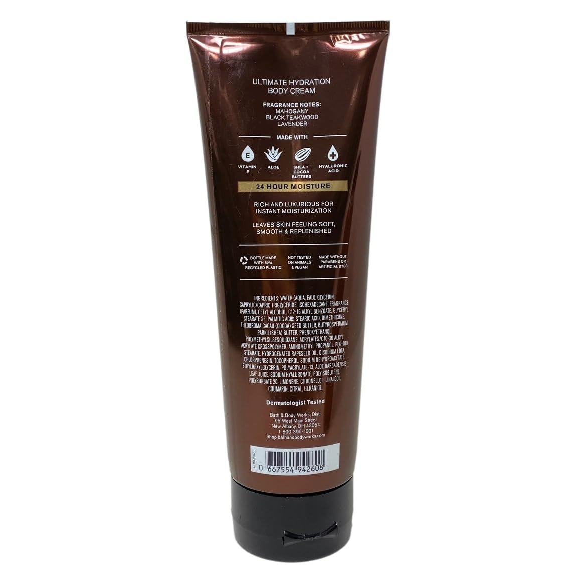 Bath & Body Works Teakwood Ultra Shea Body Cream nourishes skin after showers