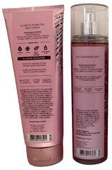 Bath & Body Works Thousand Wishes Gift Set on a vanity with shimmering packaging