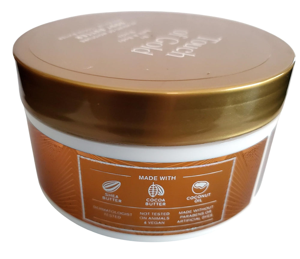 Bath and Body Works Touch of Gold bottle highlighting blackberry-orange blossom notes