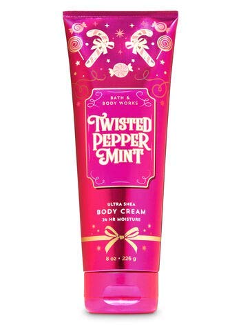 Gift-ready Bath & Body Works Twisted Peppermint duo packaging for winter holiday