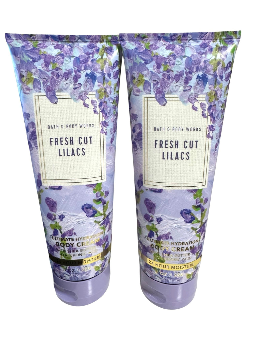 Bath & Body Works Ultimate Hydration Body Cream jar with Fresh Cut Lilacs fragrance delivers rich moisture