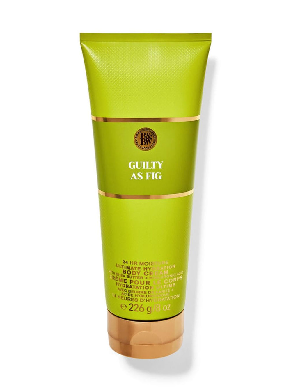 Bath and Body Works Ultimate Hydration Body Cream Gift Set Guilty As Fig jar close-up for moisturization