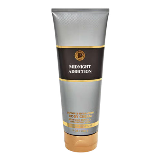 Bath & Body Works Ultimate Hydration Body Cream Gift Set with Midnight Addiction scent for all-day moisture