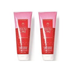 Bath & Body Works Ultimate Hydration Body Cream Strawberry Poundcake jar provides long-lasting hydration