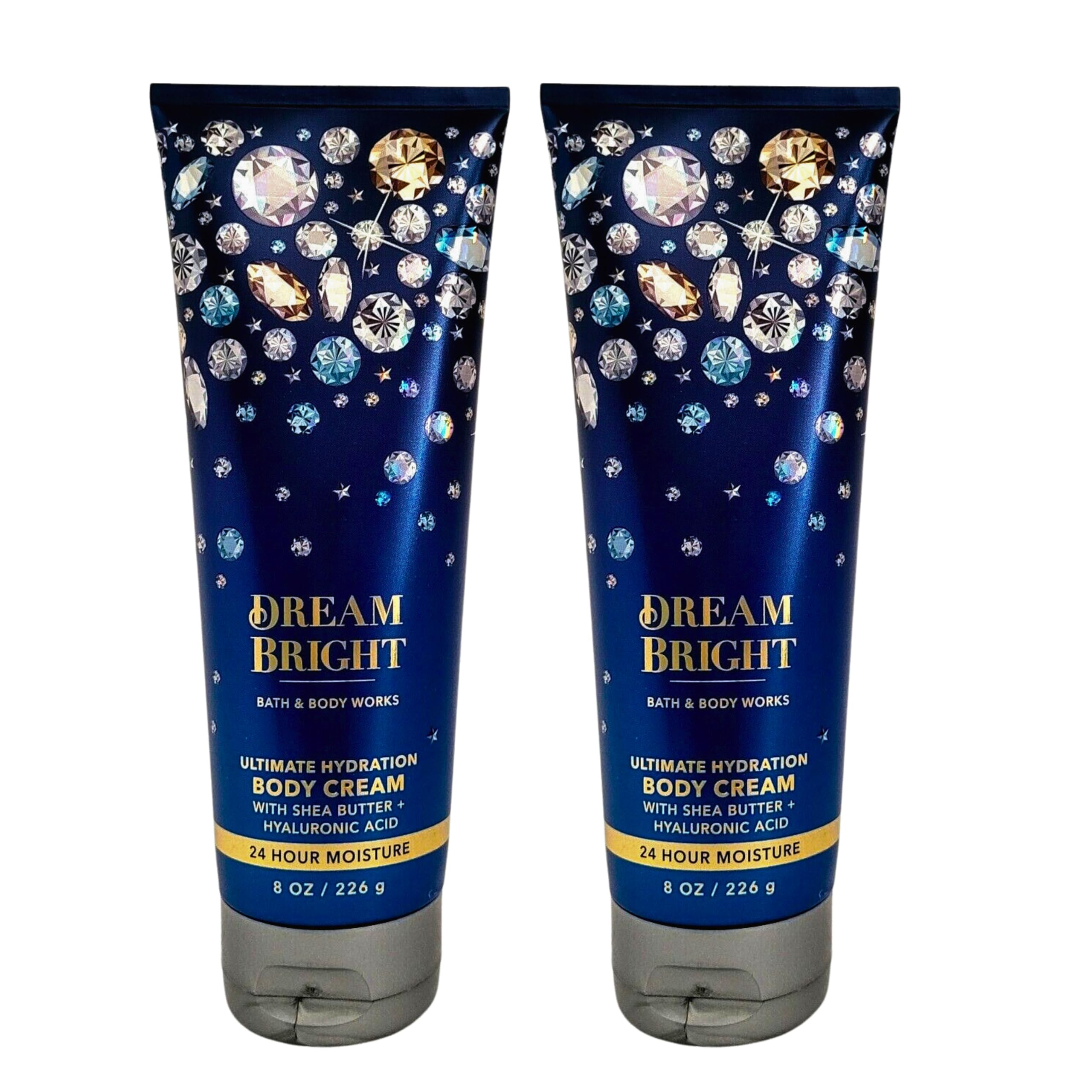 Bath & Body Works Ultra Shea Body Cream Dream Bright 8oz two-pack for lasting hydration and soft skin