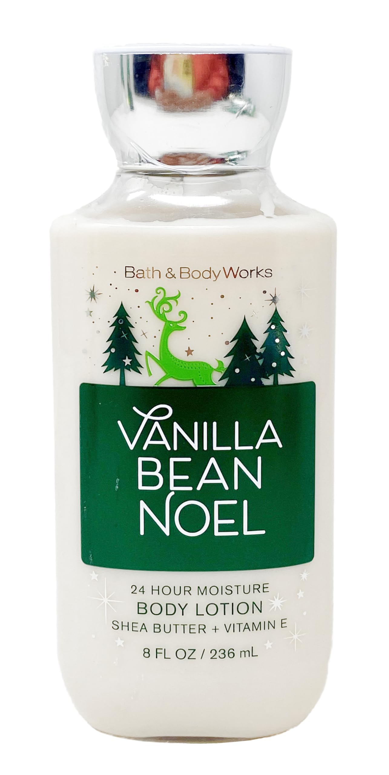 Bath & Body Works Vanilla Bean Noel fragrance mist bottle for long-lasting scent.