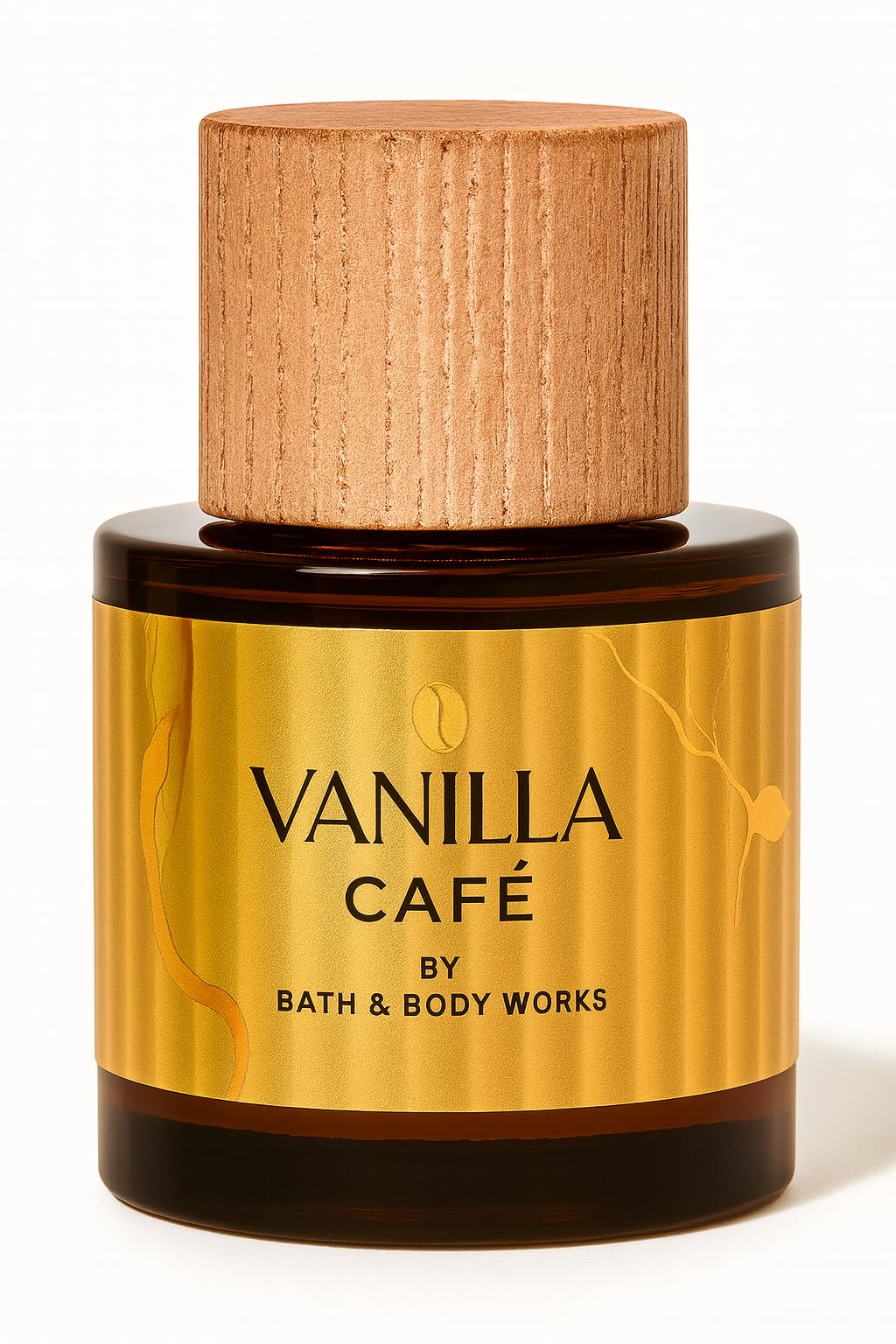 Bath & Body Works Vanilla Café bottle front with warm vanilla and coffee notes.