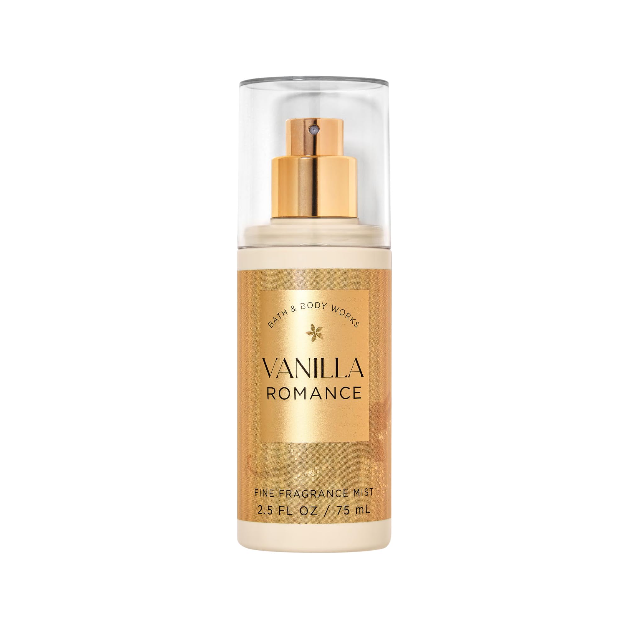 Bath & Body Works Vanilla Romance travel-size fine fragrance mist for on-the-go fragrance refresh.