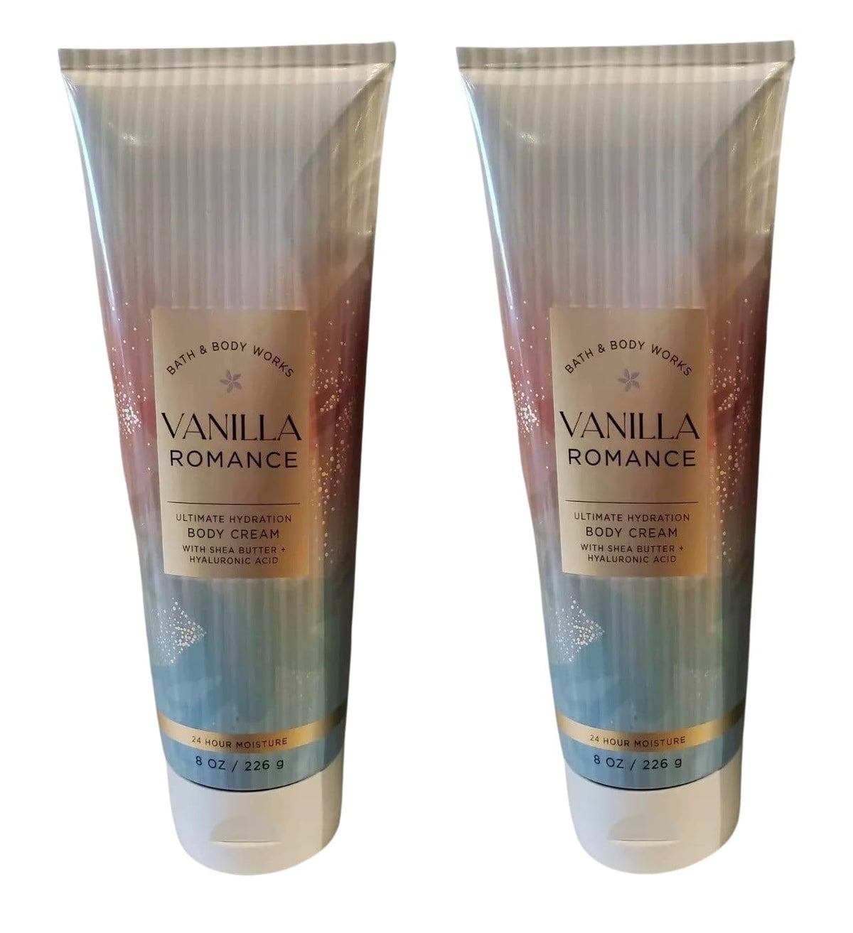 Bath & Body Works Vanilla Romance body cream duo for deep hydration and silky skin