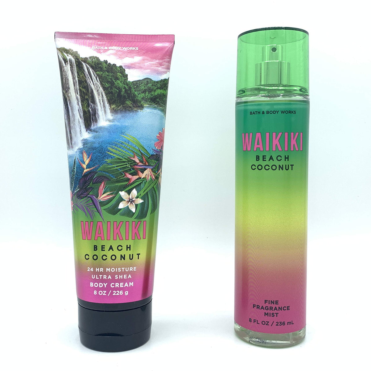 Bath & Body Works Waikiki Beach Coconut body cream nourishes skin for daily pampering.