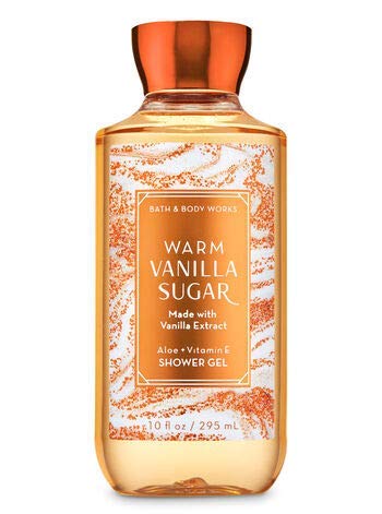 Bath & Body Works Warm Vanilla Sugar body lotion bottle provides long-lasting moisture with shea butter