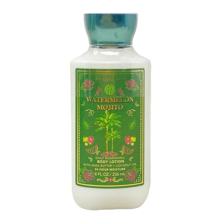 Bath and Body Works Watermelon Mojito lotion 8oz bottle for daily moisture and soft skin.