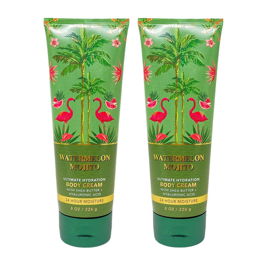 Bath & Body Works Watermelon Mojito Ultimate Hydration Body Cream 2-pack for revitalized skin