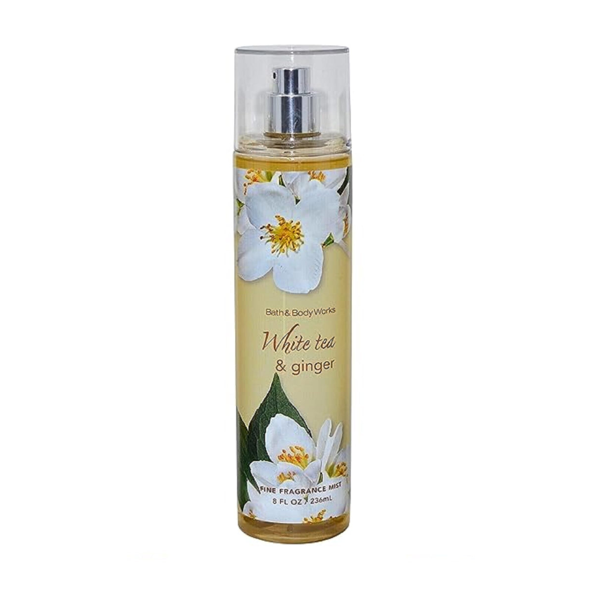 Bath & Body Works White Tea & Ginger splash bottle, refreshing scent for daily wear